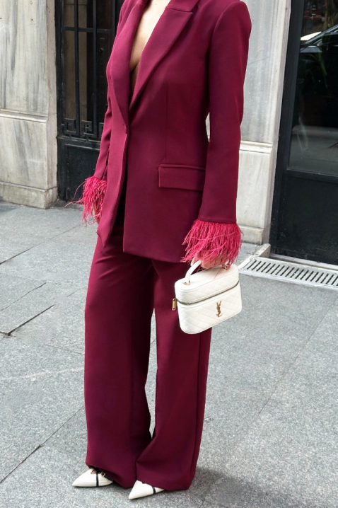 Комплект BROVELDA, Цвят: бордо, IVET.BG - Твоят онлайн бутик.