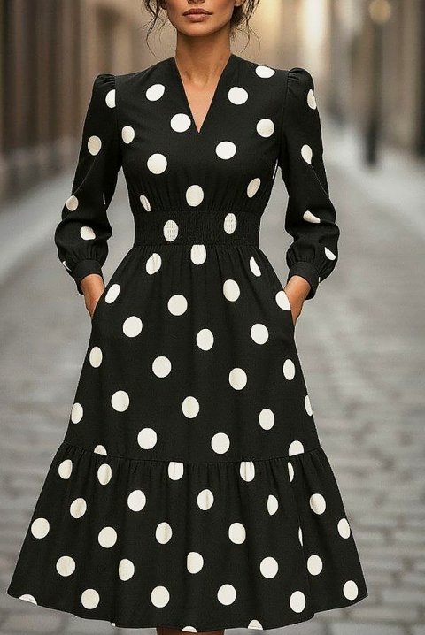 Рокля TRONZINA, Цвят: черен, IVET.BG - Твоят онлайн бутик.