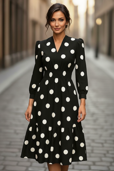 Рокля TRONZINA, Цвят: черен, IVET.BG - Твоят онлайн бутик.