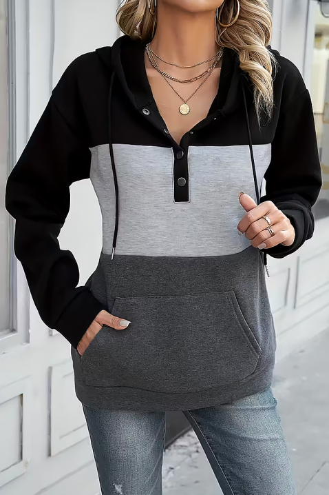 Суичър FRELONDA, Цвят: сив, IVET.BG - Твоят онлайн бутик.