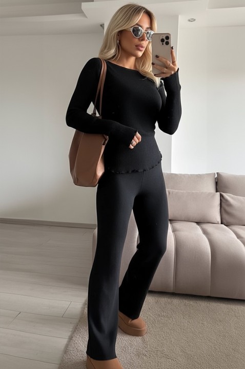 Комплект ABENITA BLACK, Цвят: черен, IVET.BG - Твоят онлайн бутик.