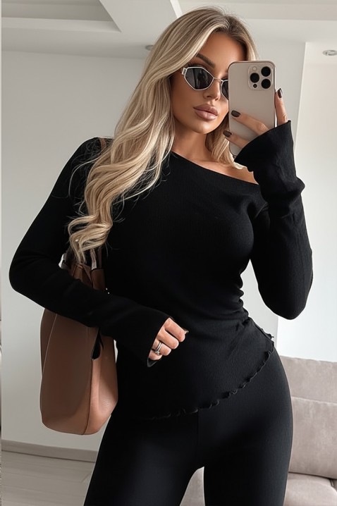 Комплект ABENITA BLACK, Цвят: черен, IVET.BG - Твоят онлайн бутик.