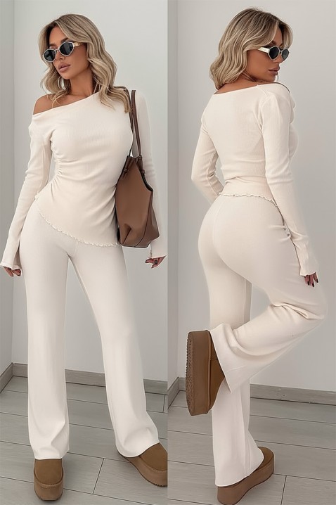 Комплект ABENITA ECRU, Цвят: екрю, IVET.BG - Твоят онлайн бутик.