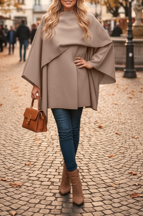 Палто POKRINZA MOCHA, Цвят: мока, IVET.BG - Твоят онлайн бутик.