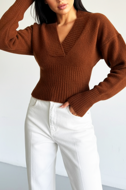 Пуловер VREMOLDA CAMEL, Цвят: светлокафяв, IVET.BG - Твоят онлайн бутик.