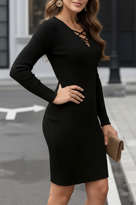 Рокля TEBRINSA, Цвят: черен, IVET.BG - Твоят онлайн бутик.