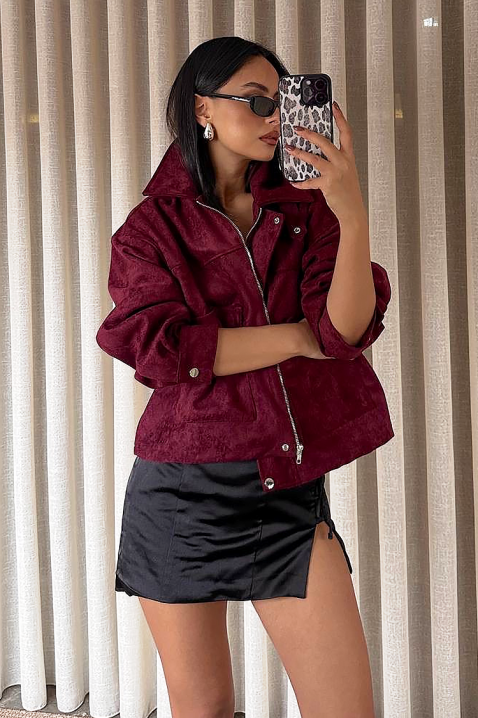 Яке REMZINA BORDO, Цвят: бордо, IVET.BG - Твоят онлайн бутик.