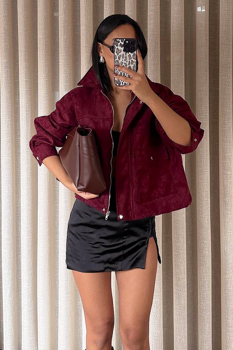 Яке REMZINA BORDO, Цвят: бордо, IVET.BG - Твоят онлайн бутик.