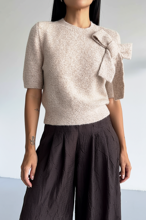 Пуловер DAFILDA BEIGE, Цвят: беж, IVET.BG - Твоят онлайн бутик.