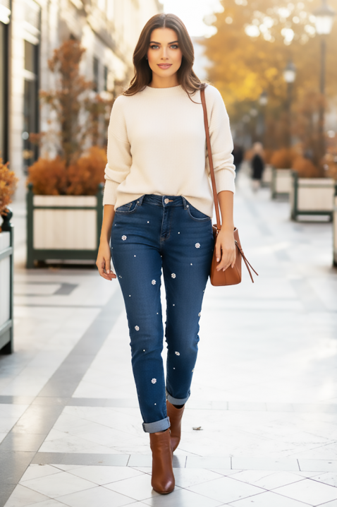 Дънки MALSIATA, Цвят: син, IVET.BG - Твоят онлайн бутик.