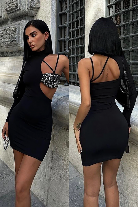 Рокля MADJORZA, Цвят: черен, IVET.BG - Твоят онлайн бутик.