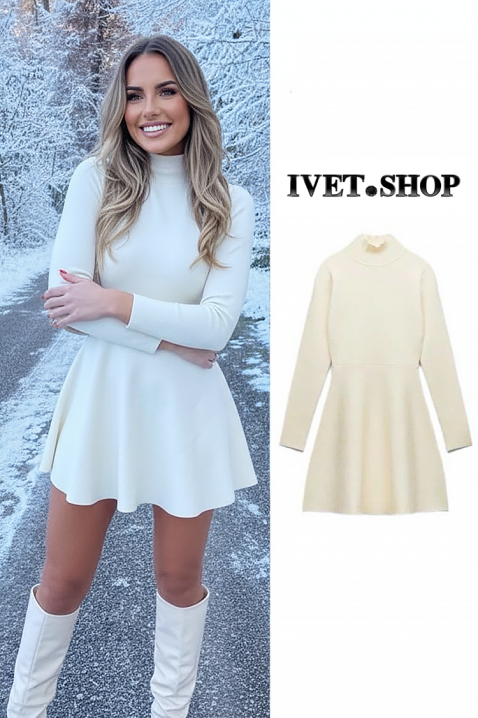 Рокля MOLANZA, Цвят: бял, IVET.BG - Твоят онлайн бутик.