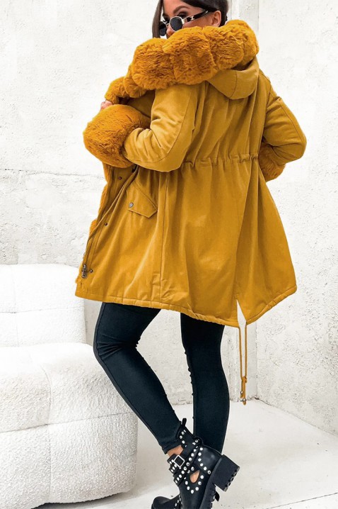 Яке MEROLFA YELLOW, Цвят: жълт, IVET.BG - Твоят онлайн бутик.