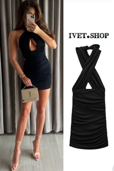 Рокля LUNZANA, Цвят: черен, IVET.BG - Твоят онлайн бутик.