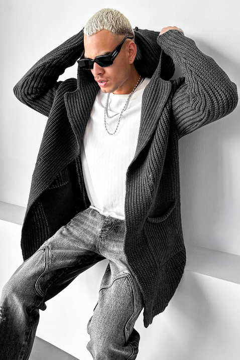 Мъжка жилетка ROLTERO, Цвят: графит, IVET.BG - Твоят онлайн бутик.