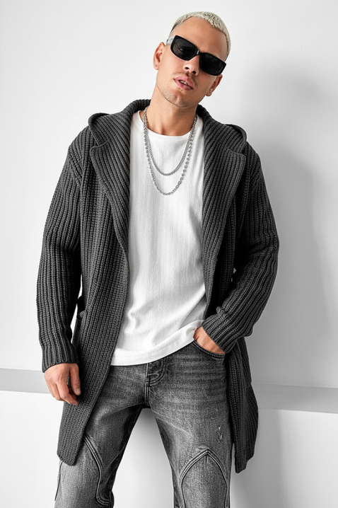 Мъжка жилетка ROLTERO, Цвят: графит, IVET.BG - Твоят онлайн бутик.