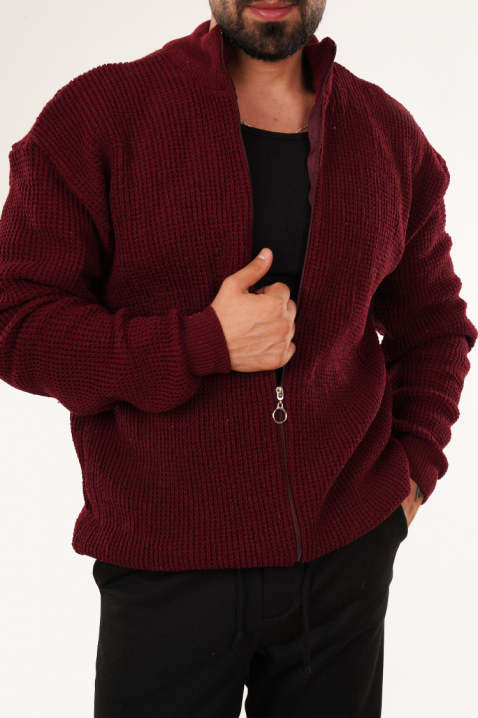 Мъжка жилетка PARELMO BORDO, Цвят: бордо, IVET.BG - Твоят онлайн бутик.