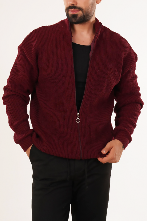 Мъжка жилетка PARELMO BORDO, Цвят: бордо, IVET.BG - Твоят онлайн бутик.