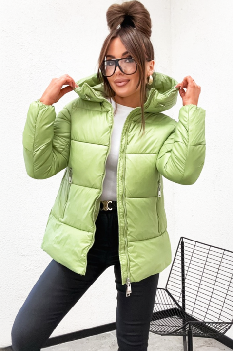 Яке LAMRINDA, Цвят: зелен, IVET.BG - Твоят онлайн бутик.