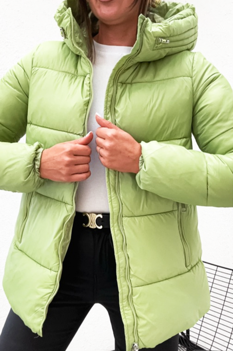 Яке LAMRINDA, Цвят: зелен, IVET.BG - Твоят онлайн бутик.