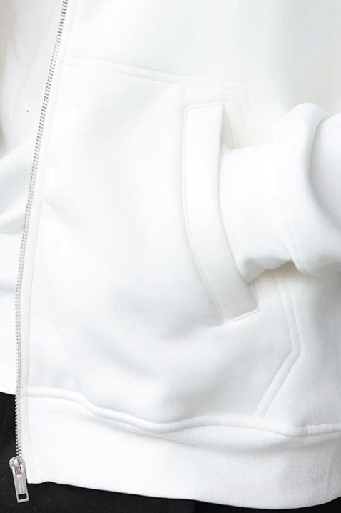 Мъжки суичър VERGERO WHITE, Цвят: бял, IVET.BG - Твоят онлайн бутик.