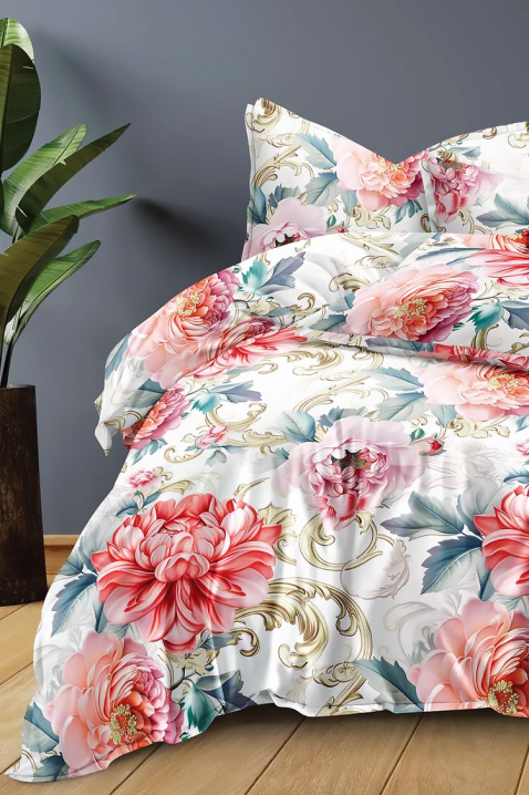 Спален комплект MARVELDY 200x220 cm памук - 4 части, Цвят: многоцветен, IVET.BG - Твоят онлайн бутик.