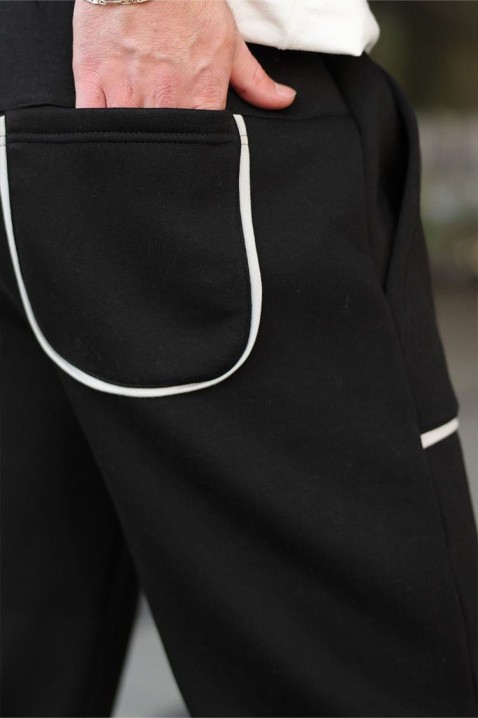 Мъжки панталон FONTOR BLACK, Цвят: черен, IVET.BG - Твоят онлайн бутик.