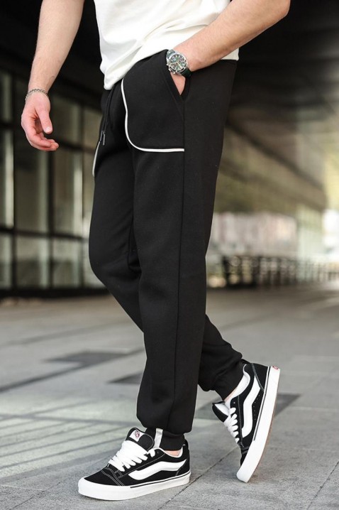 Мъжки панталон FONTOR BLACK, Цвят: черен, IVET.BG - Твоят онлайн бутик.