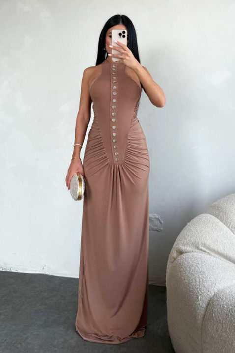 Рокля NABRILZA PUDRA, Цвят: пудра, IVET.BG - Твоят онлайн бутик.