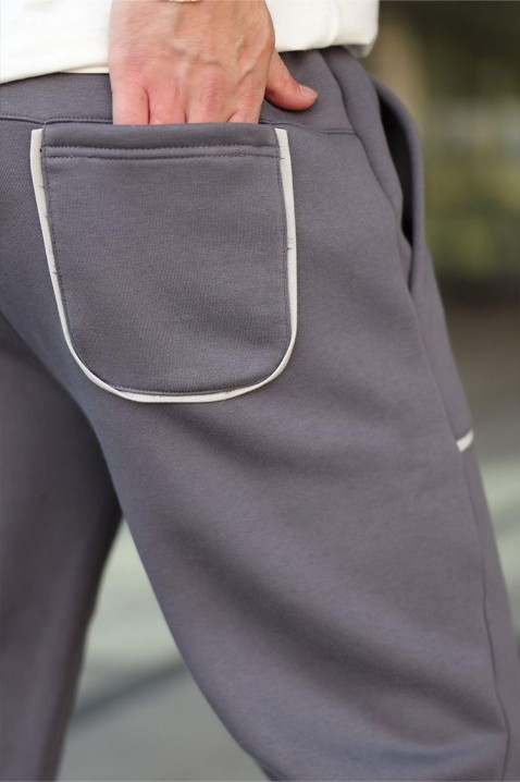 Мъжки панталон FONTOR GRAFIT, Цвят: графит, IVET.BG - Твоят онлайн бутик.