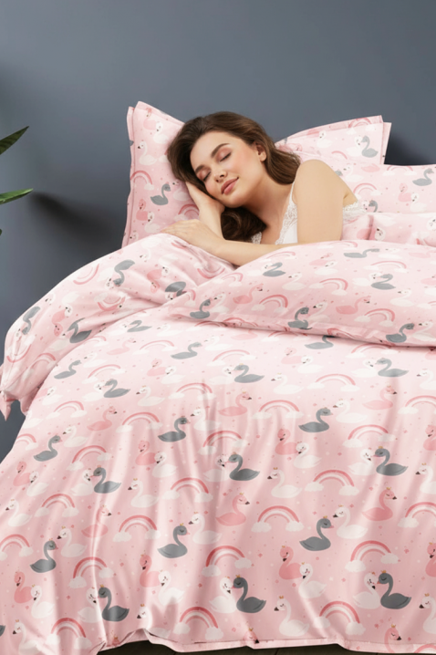 Спален комплект OPELFY 160x200 cm памук - 4 части, Цвят: многоцветен, IVET.BG - Твоят онлайн бутик.