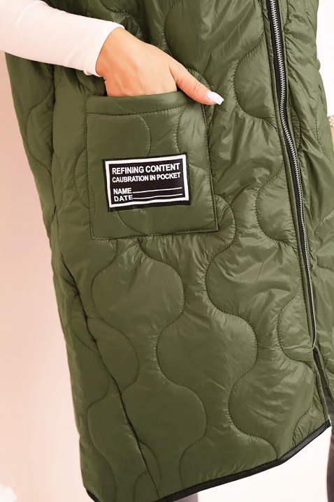 Елек VORTELGA KHAKI, Цвят: каки, IVET.BG - Твоят онлайн бутик.