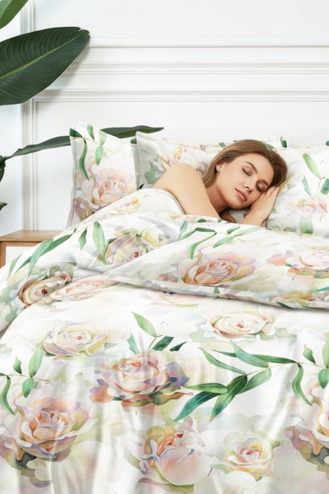 Спален комплект ZERMIOFY 200x220 cm памук - 4 части, Цвят: многоцветен, IVET.BG - Твоят онлайн бутик.