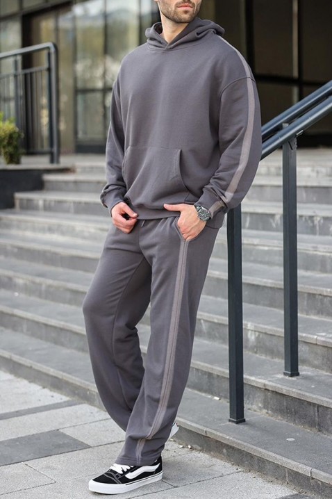 Мъжки комплект MONSHEZO GRAFIT, Цвят: графит, IVET.BG - Твоят онлайн бутик.