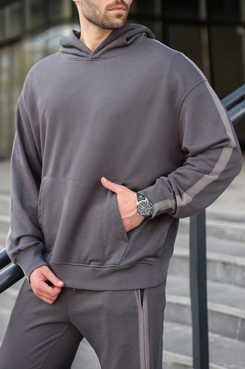 Мъжки комплект MONSHEZO GRAFIT, Цвят: графит, IVET.BG - Твоят онлайн бутик.