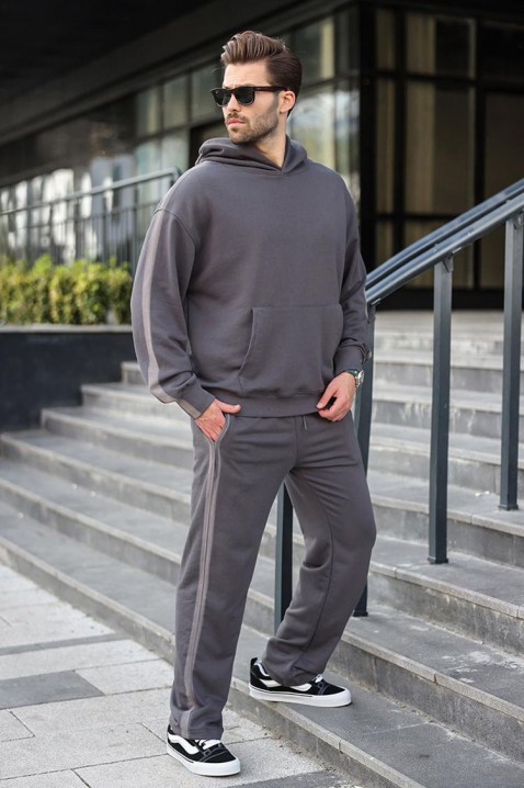 Мъжки комплект MONSHEZO GRAFIT, Цвят: графит, IVET.BG - Твоят онлайн бутик.