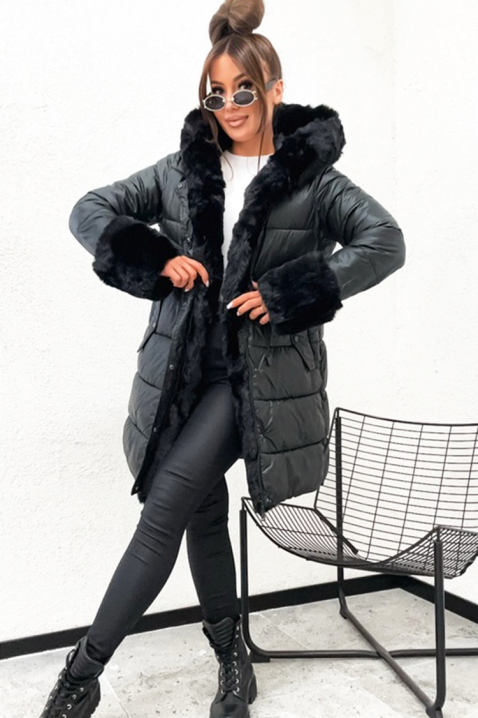 Яке ZERFIOLJA BLACK, Цвят: черен, IVET.BG - Твоят онлайн бутик.