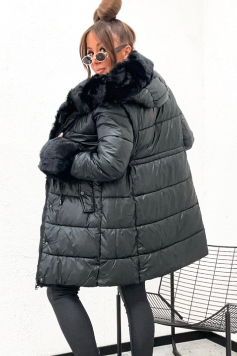 Яке ZERFIOLJA BLACK, Цвят: черен, IVET.BG - Твоят онлайн бутик.