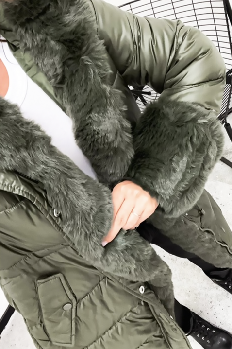 Яке ZERFIOLJA KHAKI, Цвят: каки, IVET.BG - Твоят онлайн бутик.