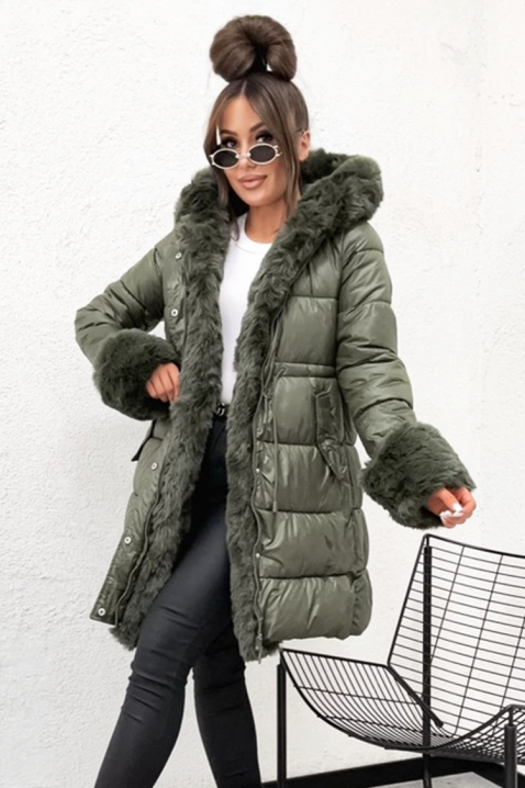 Яке ZERFIOLJA KHAKI, Цвят: каки, IVET.BG - Твоят онлайн бутик.