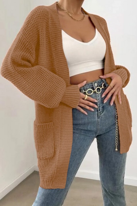 Жилетка VISTALFA CAMEL, Цвят: светлокафяв, IVET.BG - Твоят онлайн бутик.