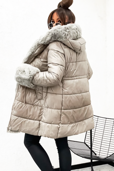 Яке ZERFIOLJA BEIGE, Цвят: беж, IVET.BG - Твоят онлайн бутик.