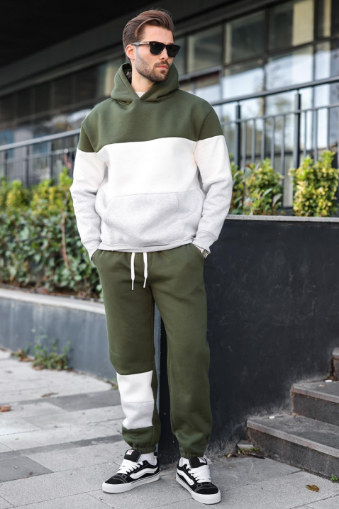 Мъжки комплект FREDERO KHAKI, Цвят: каки, IVET.BG - Твоят онлайн бутик.