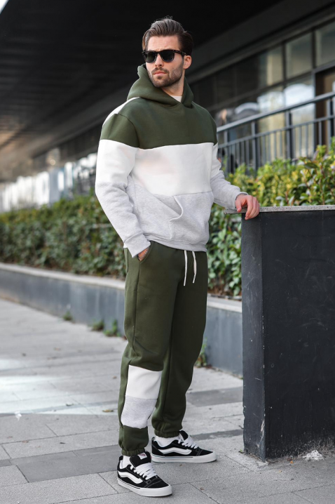 Мъжки комплект FREDERO KHAKI, Цвят: каки, IVET.BG - Твоят онлайн бутик.