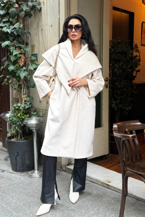 Палто ALSIENA ECRU, Цвят: екрю, IVET.BG - Твоят онлайн бутик.