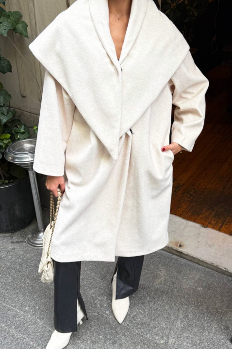 Палто ALSIENA ECRU, Цвят: екрю, IVET.BG - Твоят онлайн бутик.