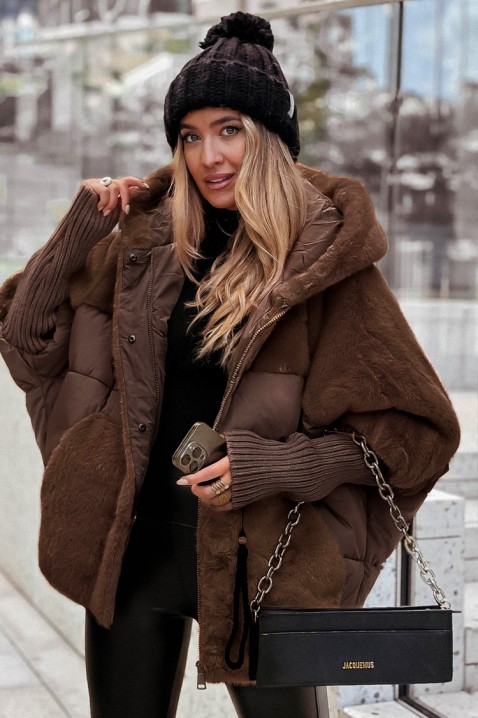 Яке GLOREDA BROWN, Цвят: екрю, IVET.BG - Твоят онлайн бутик.