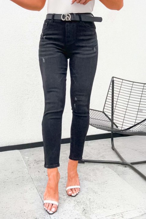 Дънки VAVILDONA, Цвят: графит, IVET.BG - Твоят онлайн бутик.