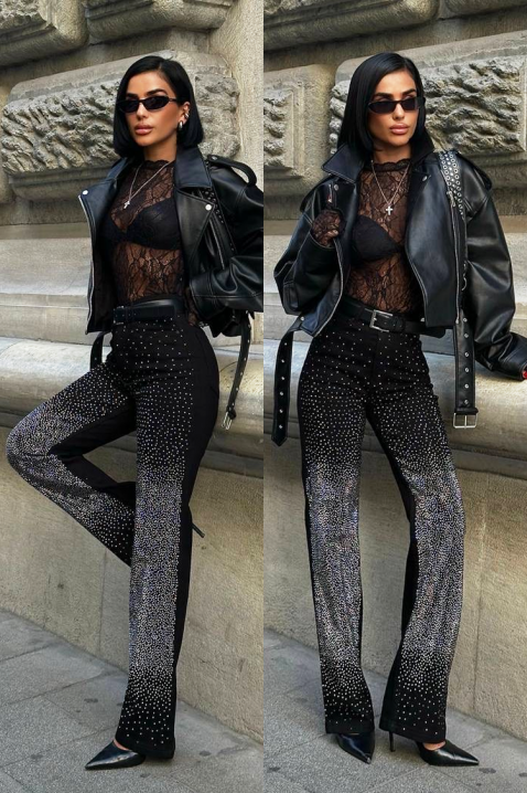 Дънки NARVILDA, Цвят: черен, IVET.BG - Твоят онлайн бутик.