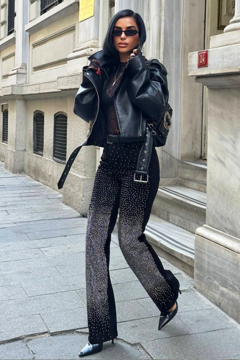 Дънки NARVILDA, Цвят: черен, IVET.BG - Твоят онлайн бутик.